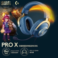 罗技（G） PRO X游戏耳机麦克风头戴式电竞耳机GPX7.1环绕声 ...