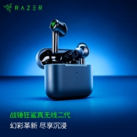 雷蛇（Razer） 战锤狂鲨真无线二代 入耳式耳机蓝牙5.2 ANC主...