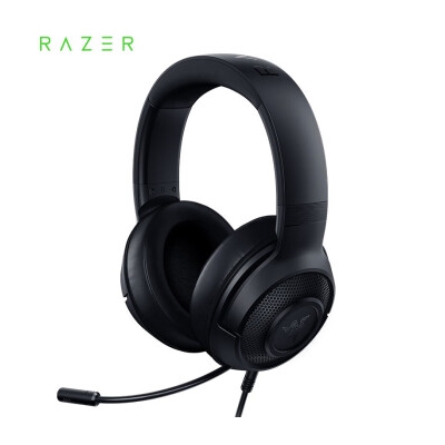 雷蛇 Razer 北海巨妖标准版X 北海巨妖标准版升级款 头戴式游戏耳机 电竞耳麦 7.1 电脑手机耳机 黑色