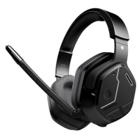 达尔优EH755 头戴式2.4G无线蓝牙耳机双模麦克风降噪虚拟7.1声...